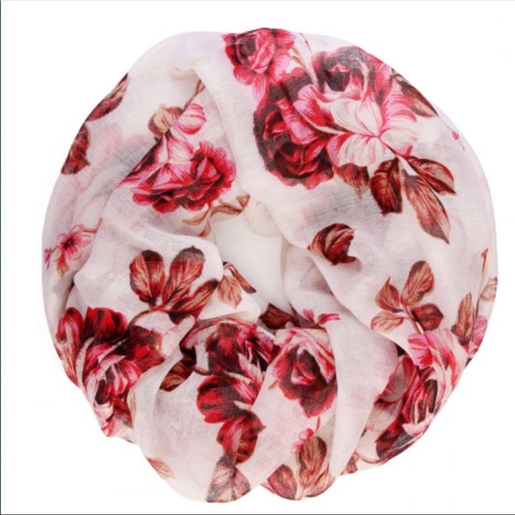 Floral Infinity Scarve - Picture 2 of 2